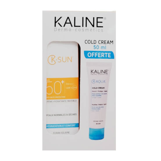 KALINE PACK K SUN ECRAN CREME INVIBLE HYDRATANTE PNS+COLD CREME